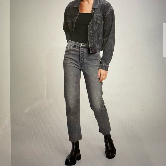 GAP Jeans High Rise Cheeky Straight NWOT - Picture 6 of 7